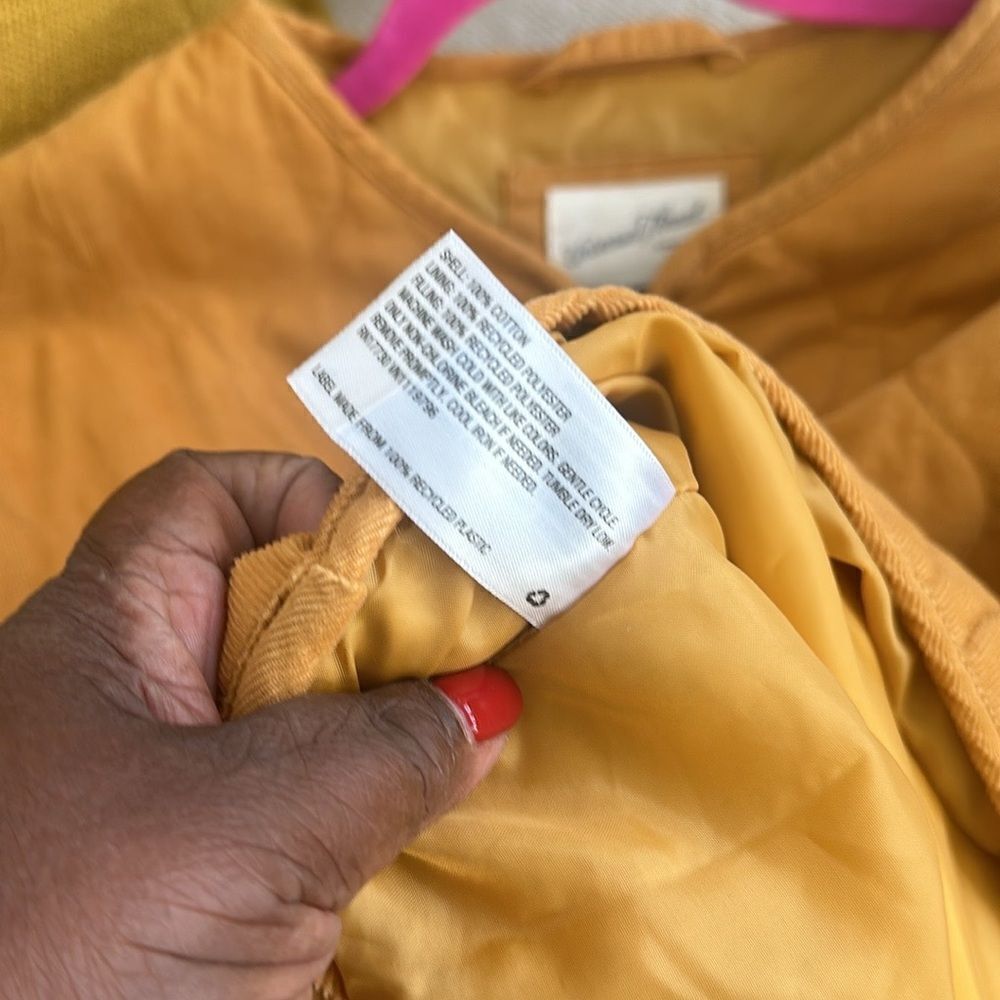 Universal Thread Quilted Gold Jacket XXL - Picture 6 of 7